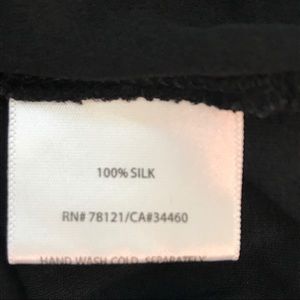 Eileen Fisher Tops - Eileen Fisher Woman Black Silk Short Sleeved Top Eileen Fisher Tops - Eileen Fisher Woman Black Silk Short Sleeved Top